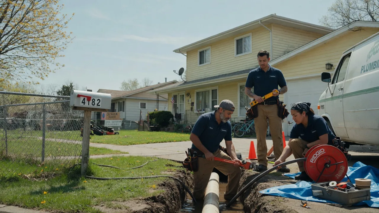 Gas Line Repair in Ina, IL near me